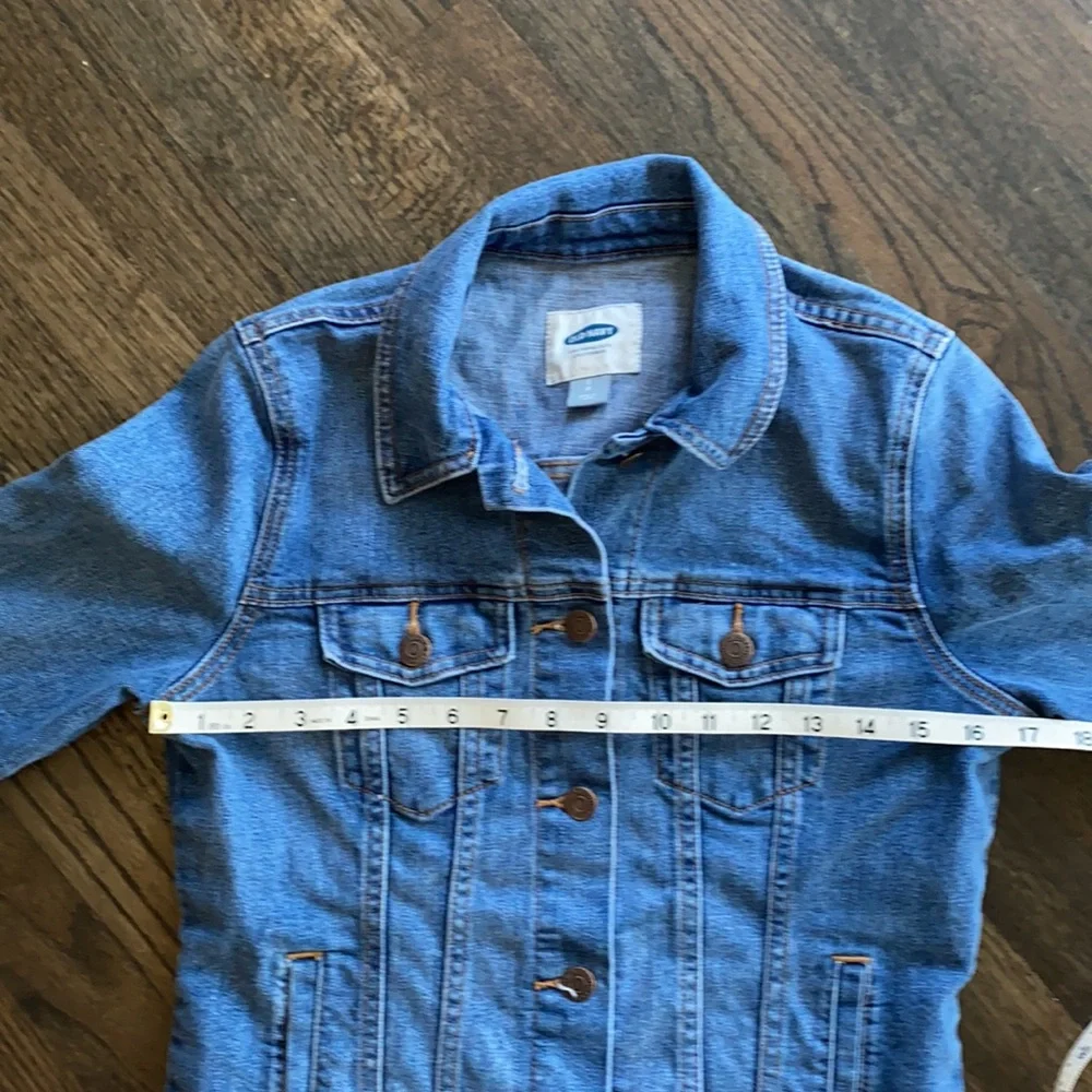 Old Navy Denim Jean Jacket Small S EUC - Picture 3 of 6